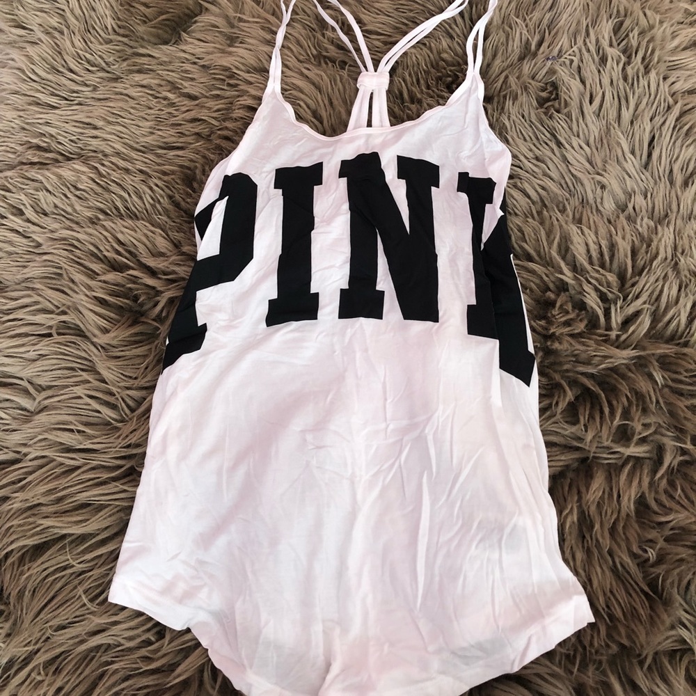PINK strappy tank top